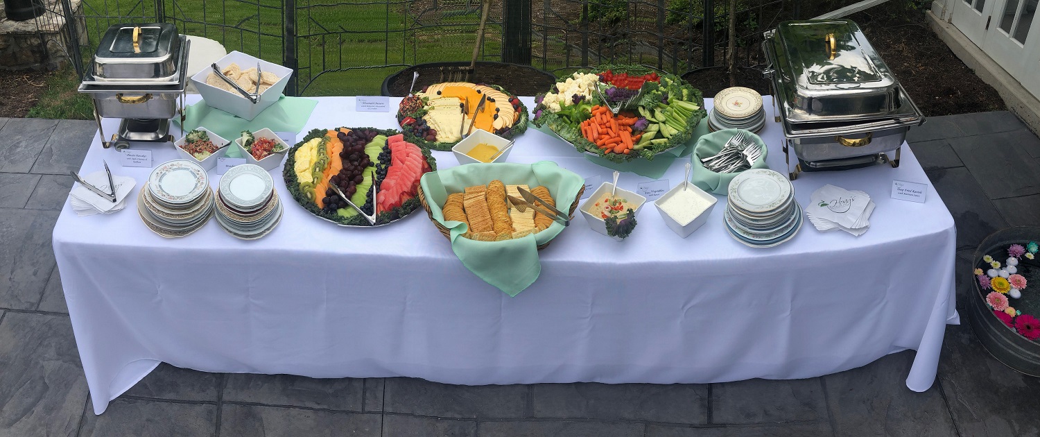 hoags catering wedding table